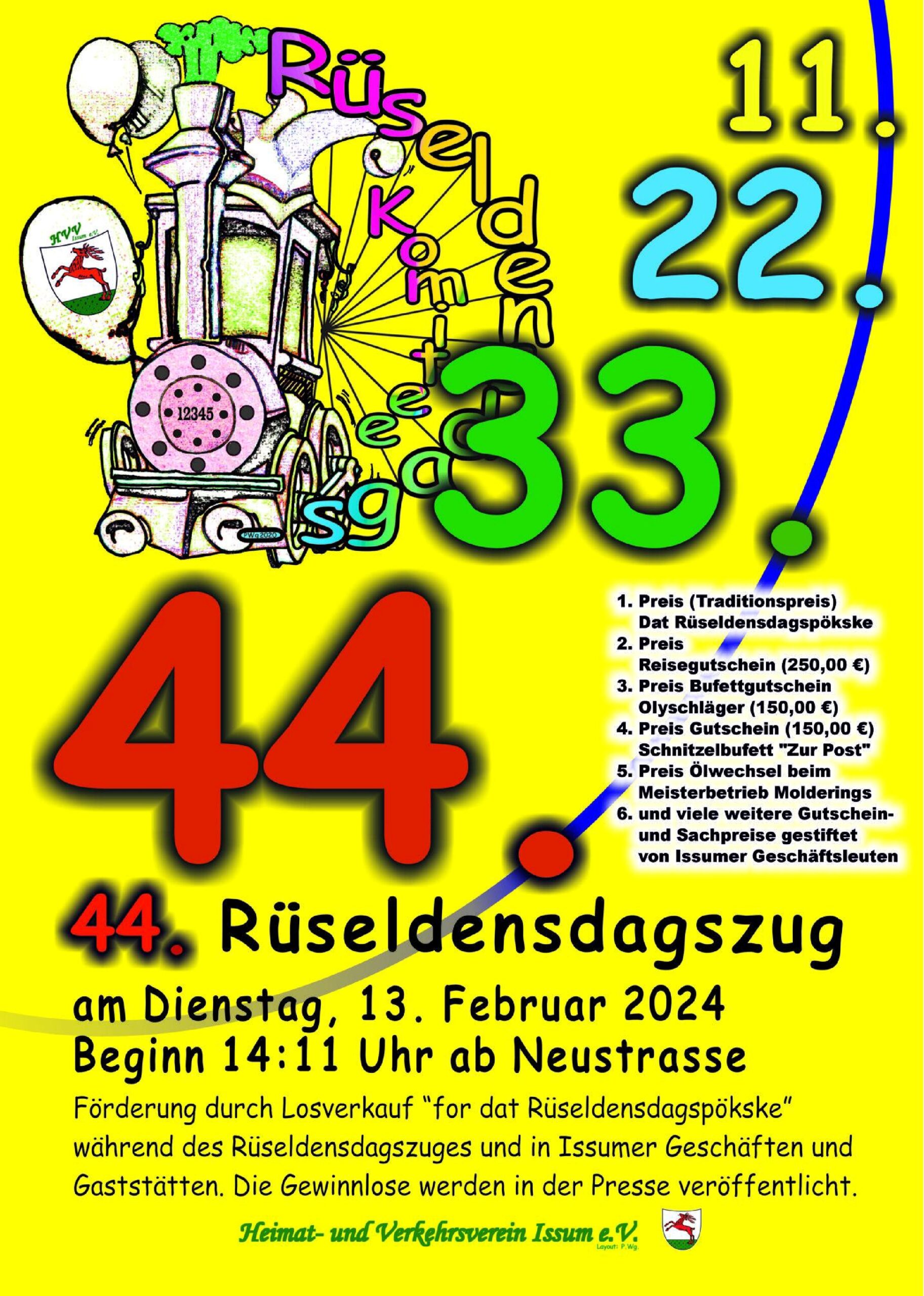 Rüseldensdagzug 2024